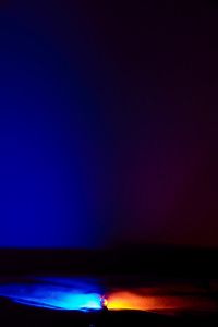 Led test: blue / hot orange